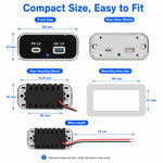 Caricabatterie per auto a doppia porta con ricarica rapida QC3.0+PD3.0., Dual Ports(Black with Silver Border), Dual Ports(Black with Black Border)