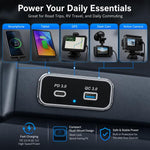Caricabatterie per auto a doppia porta con ricarica rapida QC3.0+PD3.0., Dual Ports(Black with Silver Border), Dual Ports(Black with Black Border)