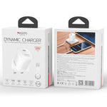 Caricabatterie Yesido YC161 trasparente con interfaccia USB-C/Type-C da 40-60 W e tecnologia AVS., UK Plug