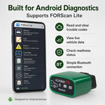 VLINKER FD + V2.2 Rilevatore di diagnosi guasti auto Bluetooth 3.0, FD + V2.2 Bluetooth 3.0