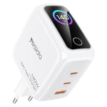 Caricabatterie Yesido YC114 da 140 W con display digitale dinamico, YC114 EU Plug