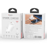 Caricabatterie Yesido YC117 trasparente con interfaccia USB-C/Type-C da 40-60 W e tecnologia AVS., EU Plug