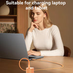 Caricabatterie Yesido YC117 trasparente con interfaccia USB-C/Type-C da 40-60 W e tecnologia AVS., EU Plug