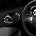 Adesivo decorativo per porte di scarico sinistra e destra in fibra di carbonio per auto per Nissan 350z 2006-2009, guida a destra e sinistra universale, Left And Right Exhaust Ports