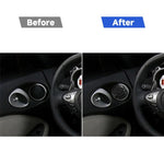 Adesivo decorativo per porte di scarico sinistra e destra in fibra di carbonio per auto per Nissan 350z 2006-2009, guida a destra e sinistra universale, Left And Right Exhaust Ports