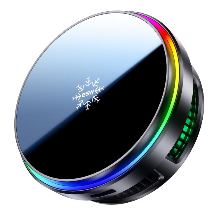 Supporto auto con caricabatterie wireless rapido 25W