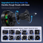 Supporto per auto con presa d'aria, caricabatterie wireless rapido a raffreddamento magnetico da 25 W., S32 Pro