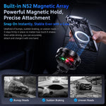 Supporto per auto con presa d'aria, caricabatterie wireless rapido a raffreddamento magnetico da 25 W., S32 Pro