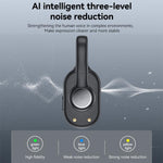 Microfono lavalier Yesido KR24 con riduzione del rumore AI e ricevitore a 8 pin., KR24