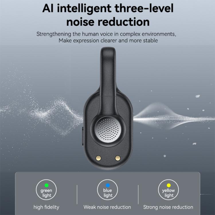 Microfono lavalier Yesido KR24 con riduzione del rumore AI e ricevitore a 8 pin., KR24