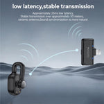 Microfono lavalier Yesido KR24 con riduzione del rumore AI e ricevitore a 8 pin., KR24