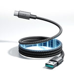 Cavo dati magnetico autoavvolgente JOYROOM S-A65 Serie MagEase da 1,2 m, Type-C to Type-C, USB-A to Type-C, Type-C to 8 Pin, USB-A to 8 Pin