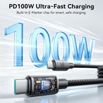 Cavo dati magnetico autoavvolgente JOYROOM S-A65 Serie MagEase da 1,2 m, Type-C to Type-C, USB-A to Type-C, Type-C to 8 Pin, USB-A to 8 Pin