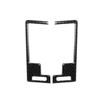 Adesivo decorativo di scarico per ventilazione centrale in fibra di carbonio per auto per Nissan 350z 2006-2009, Center Ventilation Exhaust