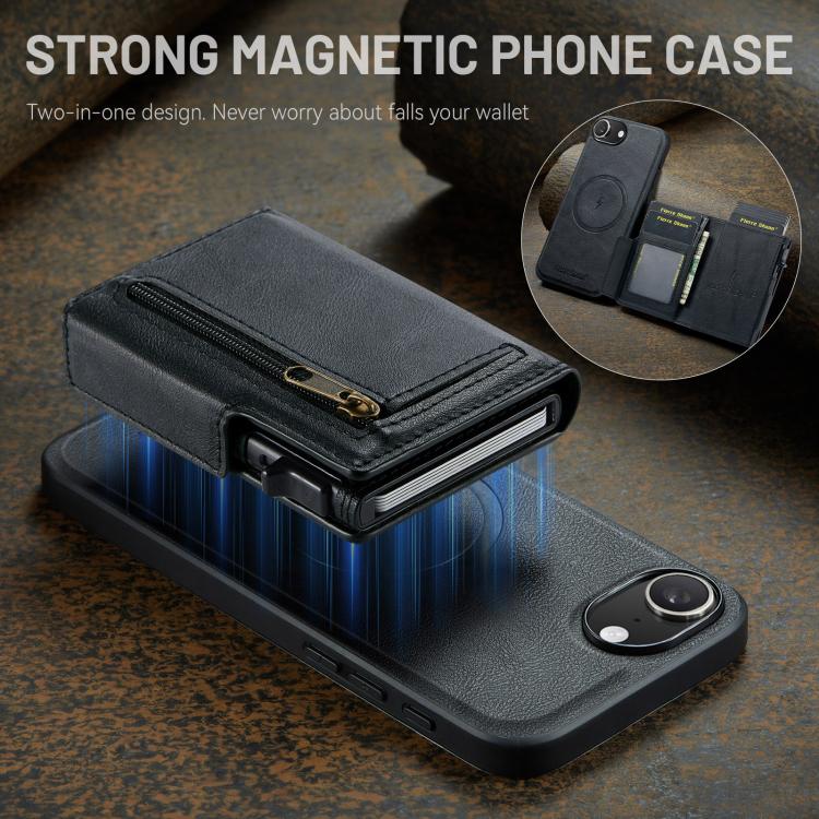 Fierre Shann Oil Wax Vegan Leather Magnetic Card Holder Retro Phone Case, For iPhone 17e / 16e, For iPhone 17 Pro Max, For iPhone 17 Pro, For iPhone 17