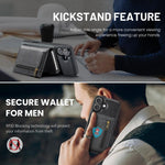 Fierre Shann Oil Wax Vegan Leather Magnetic Card Holder Retro Phone Case, For iPhone 16, For iPhone 15 Pro Max, For iPhone 15 Pro, For iPhone 15 Plus / 14 Plus