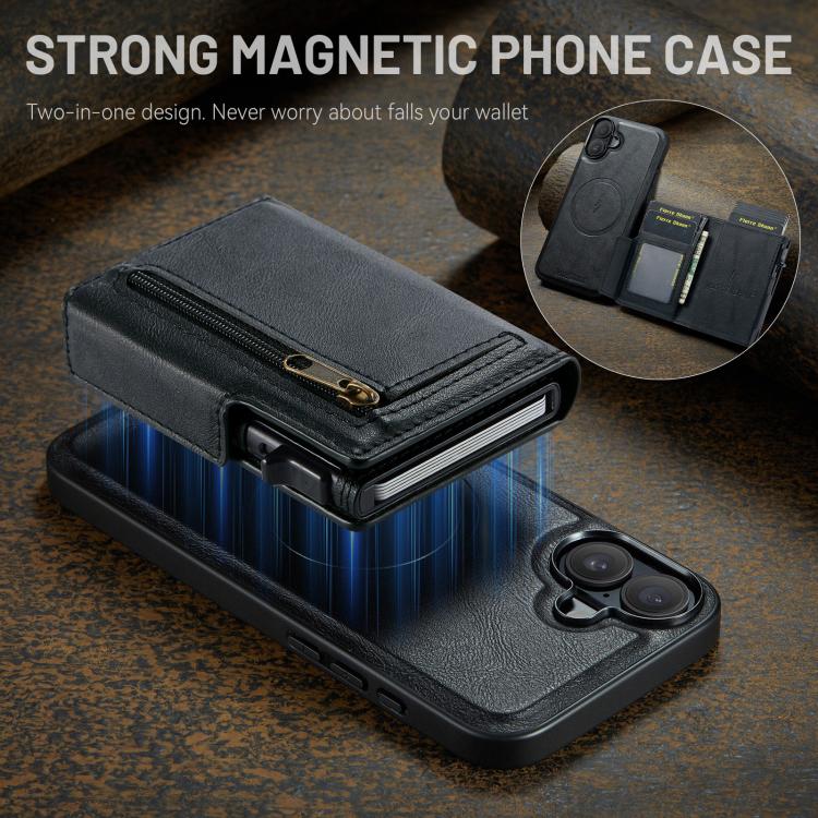 Fierre Shann Oil Wax Vegan Leather Magnetic Card Holder Retro Phone Case, For iPhone 16, For iPhone 15 Pro Max, For iPhone 15 Pro, For iPhone 15 Plus / 14 Plus