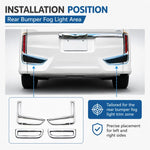 Striscia decorativa per fendinebbia paraurti per Honda STEPWGN SPADA