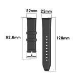 Cinturino di ricambio in pelle di silicone da 22 mm per Samsung Galaxy Watch 3 45 mm, For Samsung Galaxy Watch 3 45mm