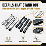 Copertura protettiva decorativa per la maniglia della portiera dell'auto per Honda STEPWGN SPADA 2023, Electroplated Mirror, Carbon Fiber