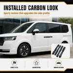 Copertura protettiva decorativa per la maniglia della portiera dell'auto per Honda STEPWGN SPADA 2023, Electroplated Mirror, Carbon Fiber