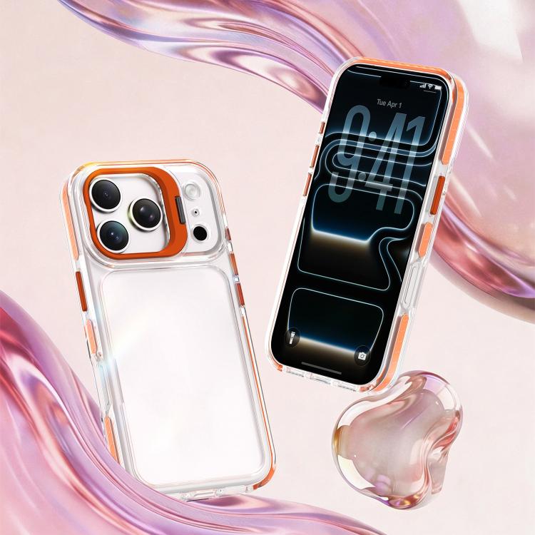Supporto per obiettivo in acrilico e TPU, custodia per telefono, For iPhone 18 Pro, For iPhone 18 Pro Max, For iPhone 17 Pro Max, For iPhone 17 Pro