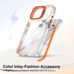 Supporto per obiettivo in acrilico e TPU, custodia per telefono, For iPhone 18 Pro, For iPhone 18 Pro Max, For iPhone 17 Pro Max, For iPhone 17 Pro