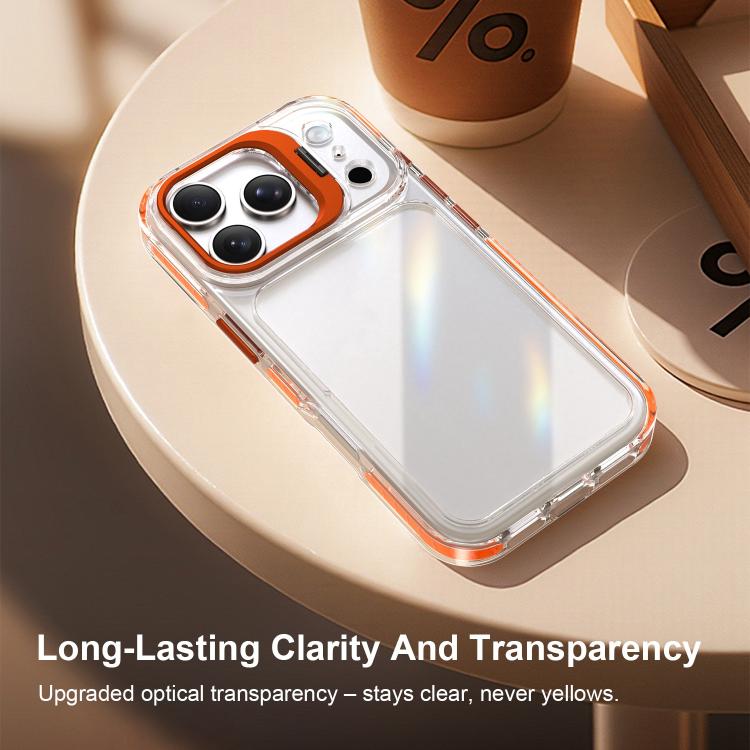 Supporto per obiettivo in acrilico e TPU, custodia per telefono, For iPhone 18 Pro, For iPhone 18 Pro Max, For iPhone 17 Pro Max, For iPhone 17 Pro