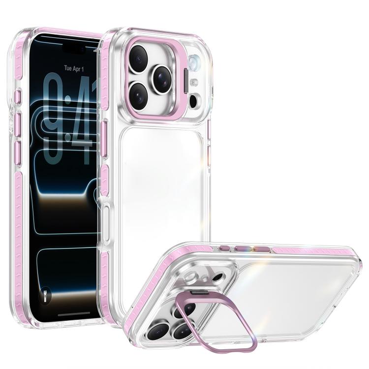 Supporto per obiettivo in acrilico e TPU, custodia per telefono, For iPhone 18 Pro, For iPhone 18 Pro Max, For iPhone 17 Pro Max, For iPhone 17 Pro