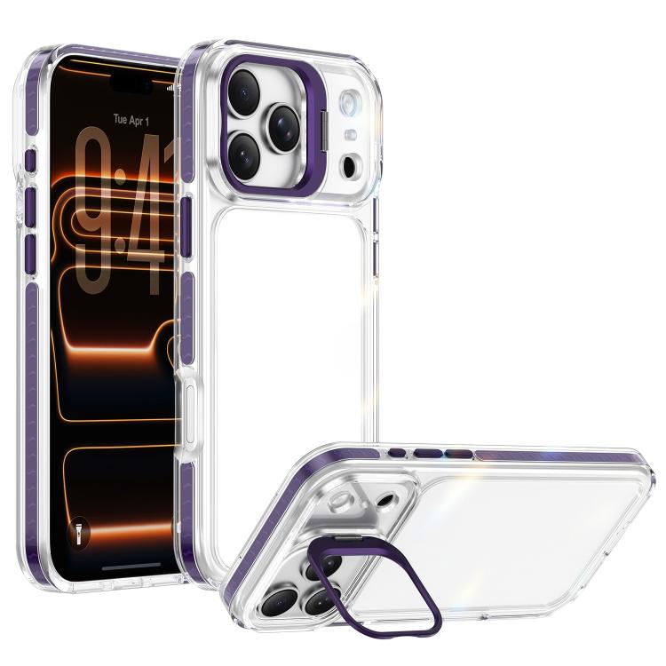 Supporto per obiettivo in acrilico e TPU, custodia per telefono, For iPhone 18 Pro, For iPhone 18 Pro Max, For iPhone 17 Pro Max, For iPhone 17 Pro