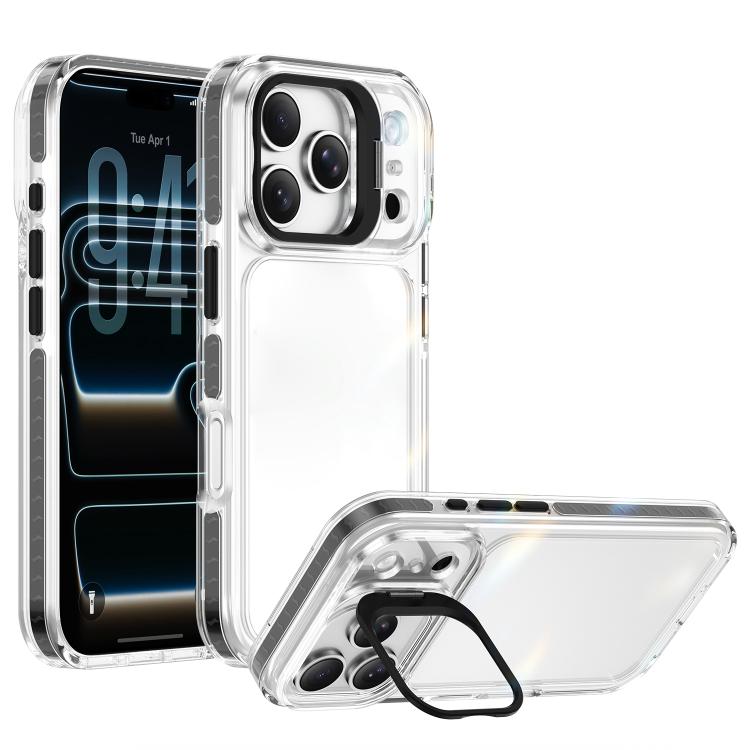 Supporto per obiettivo in acrilico e TPU, custodia per telefono, For iPhone 18 Pro, For iPhone 18 Pro Max, For iPhone 17 Pro Max, For iPhone 17 Pro