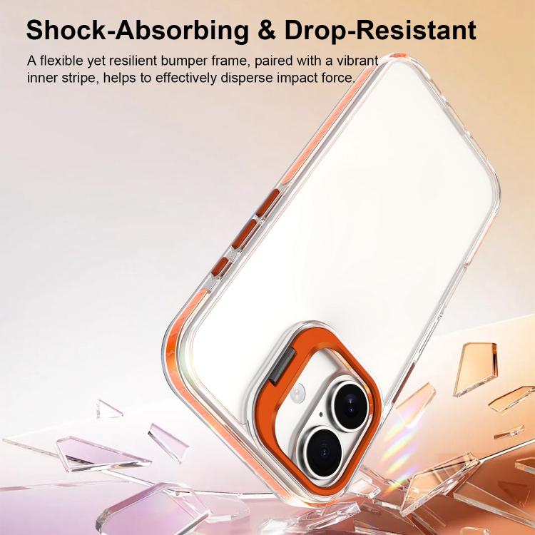 Supporto per obiettivo in acrilico e TPU, custodia per telefono, For iPhone 17, For iPhone Air, For iPhone 16 Pro Max, For iPhone 16 Pro