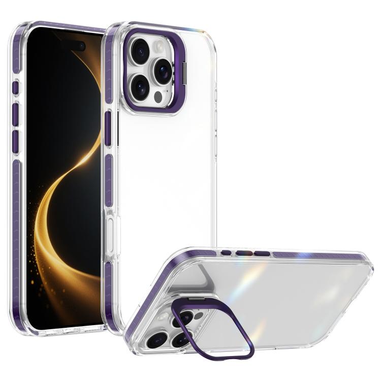 Supporto per obiettivo in acrilico e TPU, custodia per telefono, For iPhone 17, For iPhone Air, For iPhone 16 Pro Max, For iPhone 16 Pro
