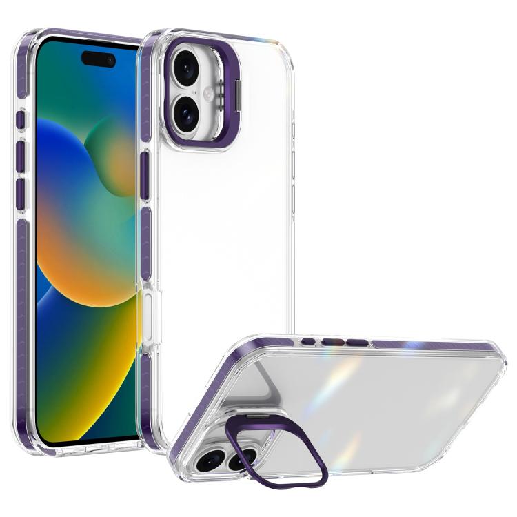 Supporto per obiettivo in acrilico e TPU, custodia per telefono, For iPhone 16 Plus, For iPhone 16, For iPhone 15 Pro Max, For iPhone 15 Pro
