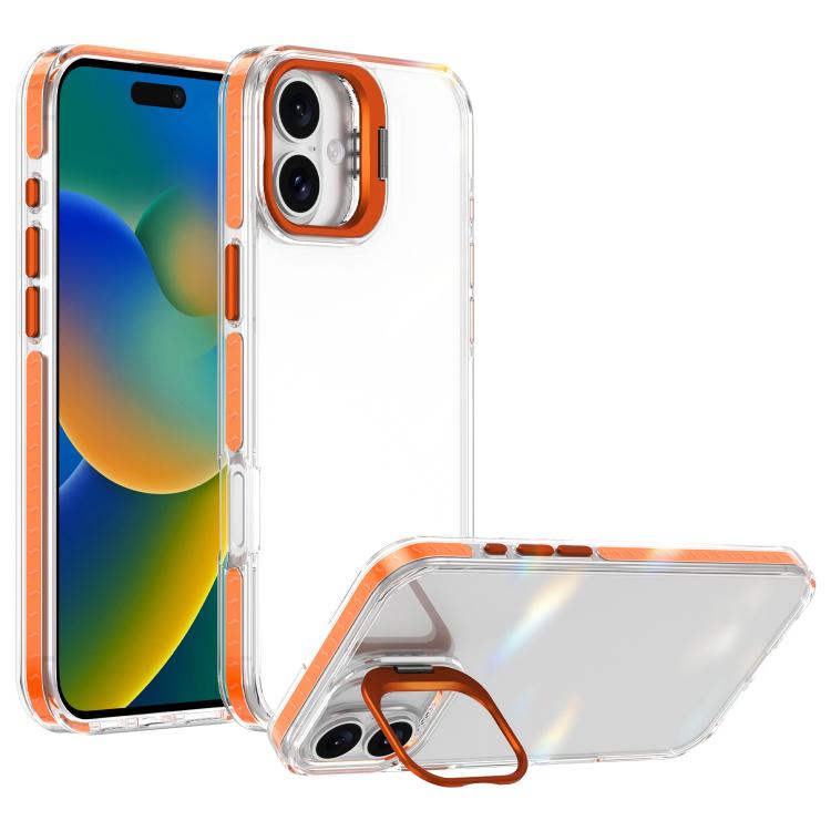 Supporto per obiettivo in acrilico e TPU, custodia per telefono, For iPhone 16 Plus, For iPhone 16, For iPhone 15 Pro Max, For iPhone 15 Pro