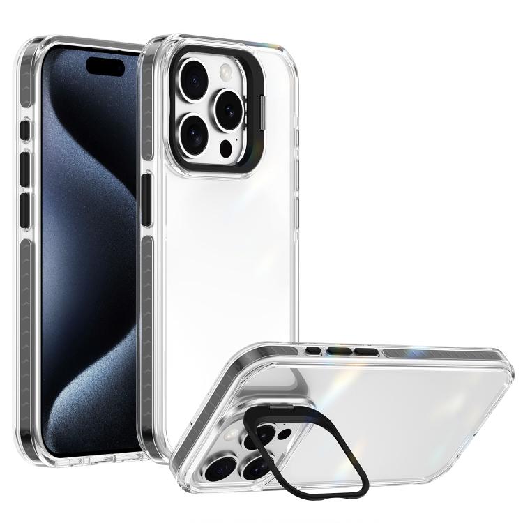 Supporto per obiettivo in acrilico e TPU, custodia per telefono, For iPhone 16 Plus, For iPhone 16, For iPhone 15 Pro Max, For iPhone 15 Pro