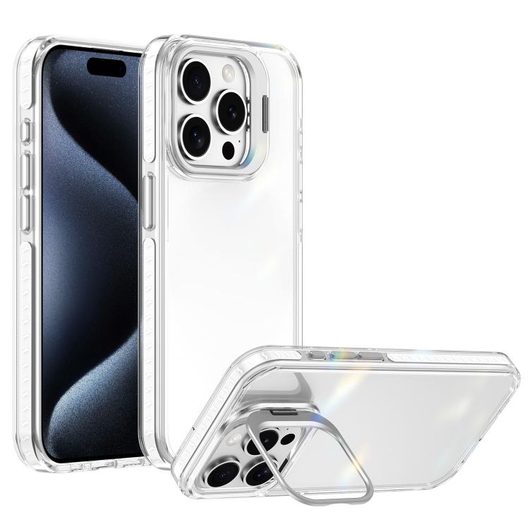 Supporto per obiettivo in acrilico e TPU, custodia per telefono, For iPhone 16 Plus, For iPhone 16, For iPhone 15 Pro Max, For iPhone 15 Pro