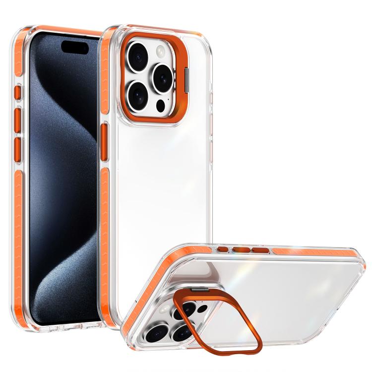 Supporto per obiettivo in acrilico e TPU, custodia per telefono, For iPhone 16 Plus, For iPhone 16, For iPhone 15 Pro Max, For iPhone 15 Pro