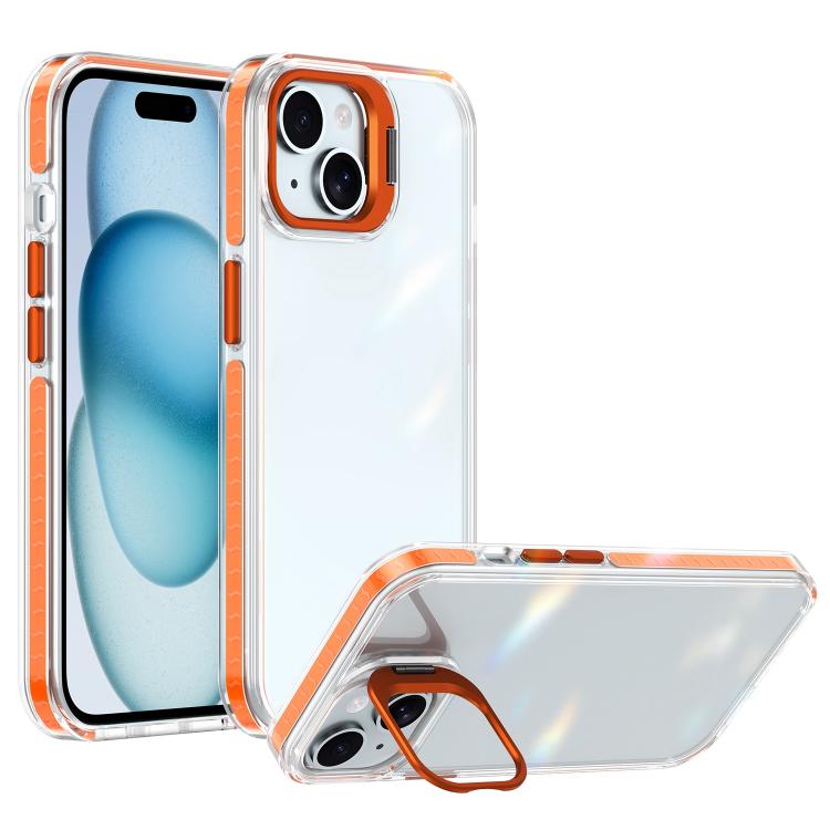 Supporto per obiettivo in acrilico e TPU, custodia per telefono, For iPhone 15 Plus, For iPhone 15, For iPhone 14 Plus, For iPhone 14