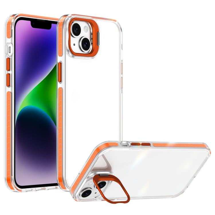 Supporto per obiettivo in acrilico e TPU, custodia per telefono, For iPhone 15 Plus, For iPhone 15, For iPhone 14 Plus, For iPhone 14