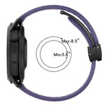Cinturino per orologio in silicone gel con fibbia magnetica pieghevole nera., For COROS PACE 4
