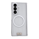 Custodia per telefono magnetica a doppio asse serie Ice Mist con targhetta portanome, For Galaxy Z Fold8 Ultra 5G