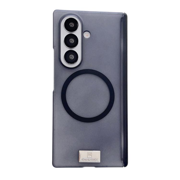 Custodia per telefono magnetica a doppio asse serie Ice Mist con targhetta portanome, For Galaxy Z Fold8 Ultra 5G