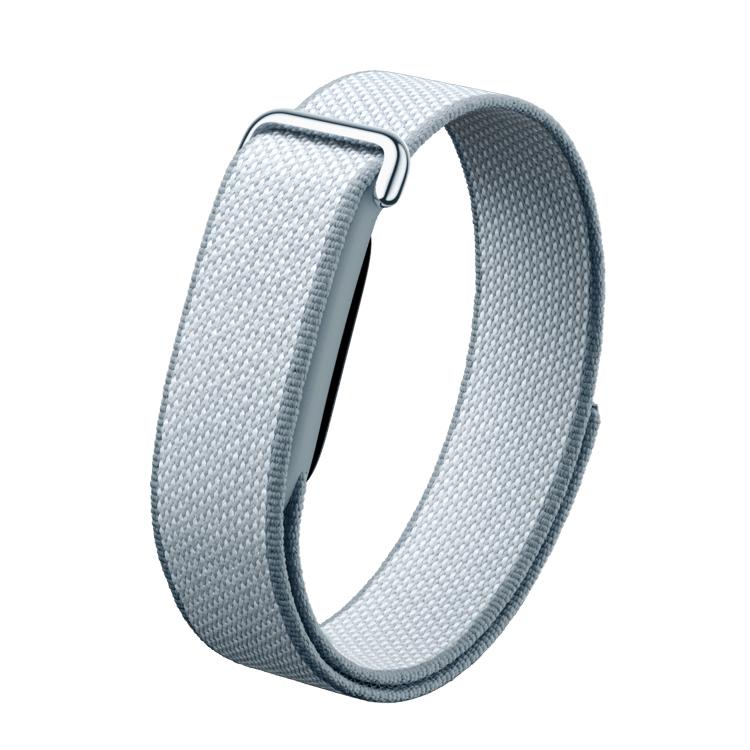 Cinturino per orologio in nylon intrecciato con chiusura a strappo, For Google Fitbit Air