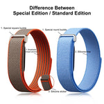Cinturino per orologio in nylon intrecciato con chiusura a strappo, For Google Fitbit Air