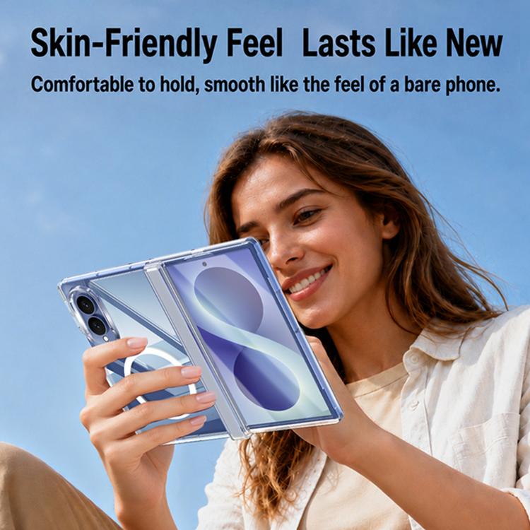 Custodia protettiva trasparente per telefono con cerniera magnetica., For Galaxy Z Fold8 5G, For Galaxy Z Fold8 Ultra 5G