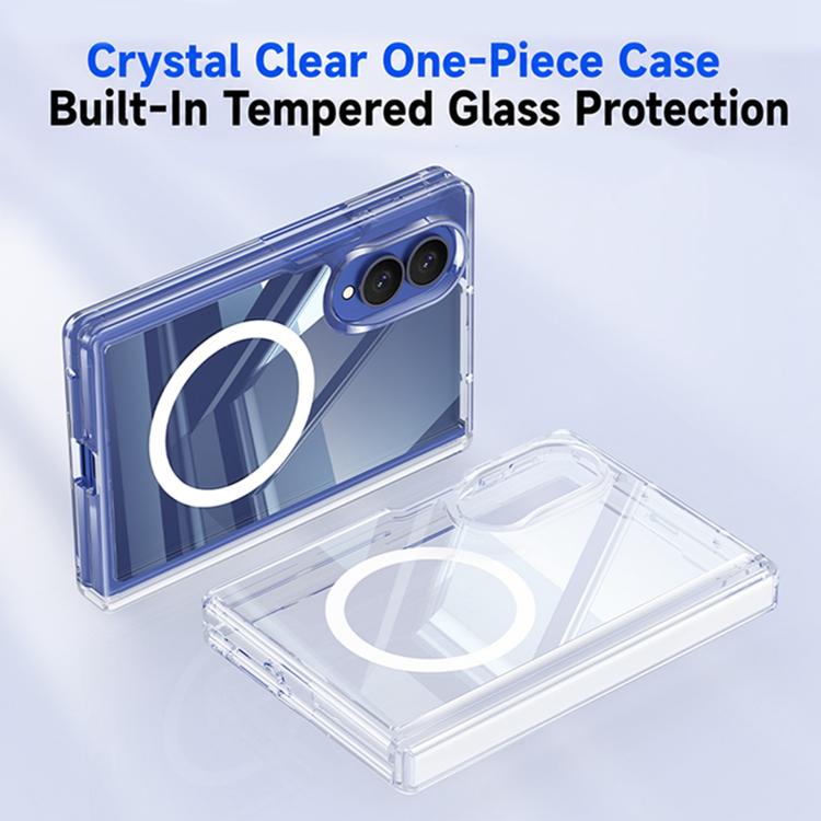 Custodia protettiva trasparente per telefono con cerniera magnetica., For Galaxy Z Fold8 5G, For Galaxy Z Fold8 Ultra 5G