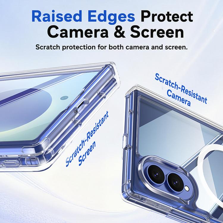 Custodia protettiva trasparente per telefono con cerniera magnetica., For Galaxy Z Fold8 5G, For Galaxy Z Fold8 Ultra 5G