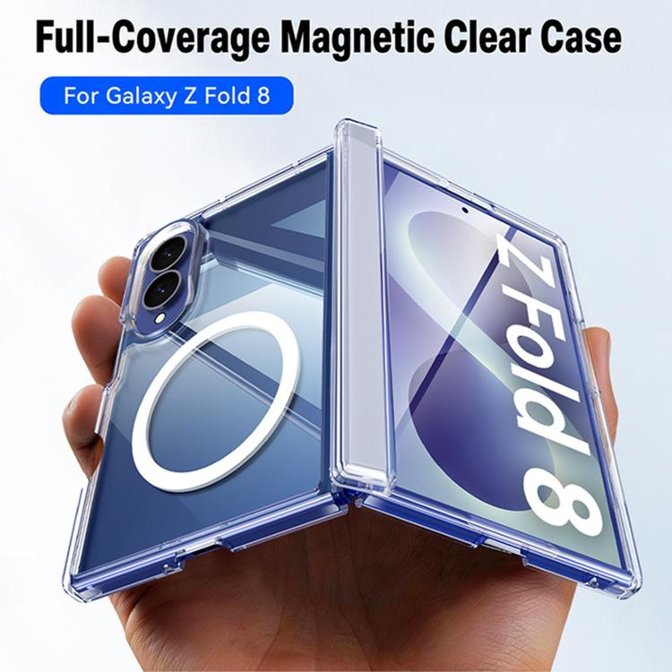 Custodia protettiva trasparente per telefono con cerniera magnetica., For Galaxy Z Fold8 5G, For Galaxy Z Fold8 Ultra 5G