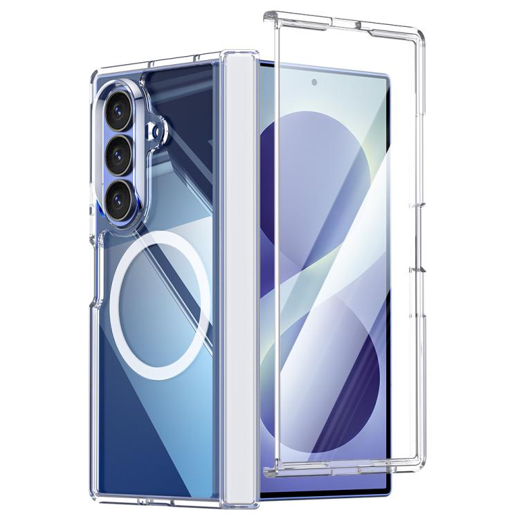 Custodia protettiva trasparente per telefono con cerniera magnetica., For Galaxy Z Fold8 5G, For Galaxy Z Fold8 Ultra 5G